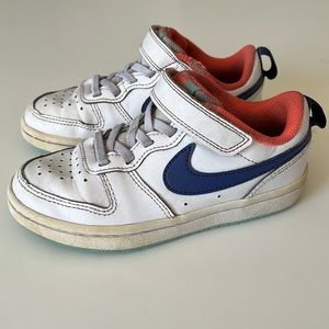 NIKE COURT BOROUGH LOW 2 PS 'WHITE DARK PURPLE DUST'